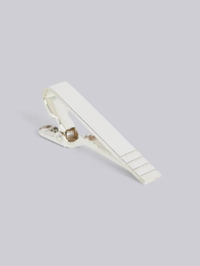 4bar Long Tie Bar Silver Men Thom Browne Neckties 4bar Long Tie Bar Silver Men Thom Browne Neckties