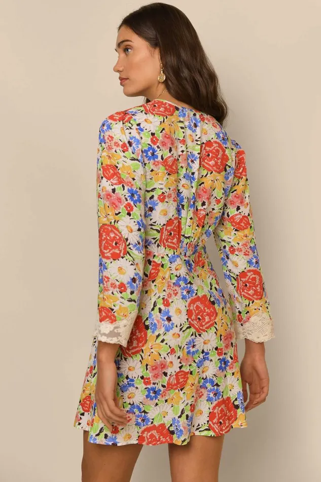 Abrielle Multi Spring Meadow Women RIXO Dresses Abrielle Multi Spring Meadow Women RIXO Dresses