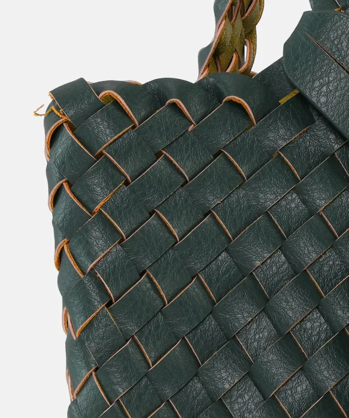 Accessories Ilse Jacobsen Bags Tote Bag 8211 Beetle Dark Green Metallic