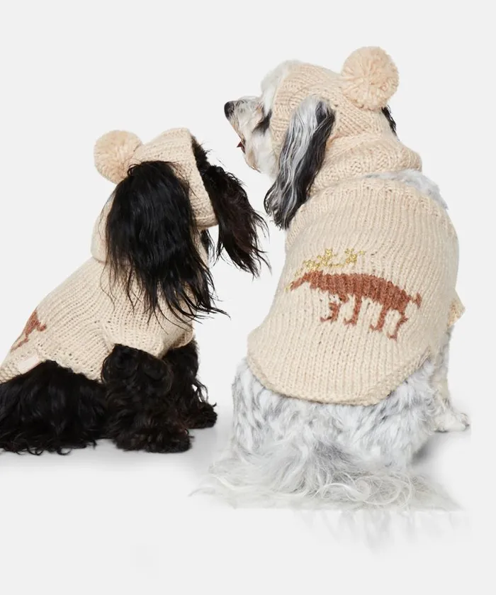 Accessories Ilse Jacobsen Vov and Vuf Dog Knit 8211 Natural Accessories Ilse Jacobsen Vov and Vuf Dog Knit 8211 Natural