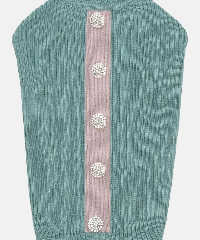 Accessories Ilse Jacobsen Vov and Vuf Dog Knit 8211 Smoke Blue