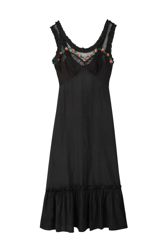 Adela Black Women RIXO Dresses