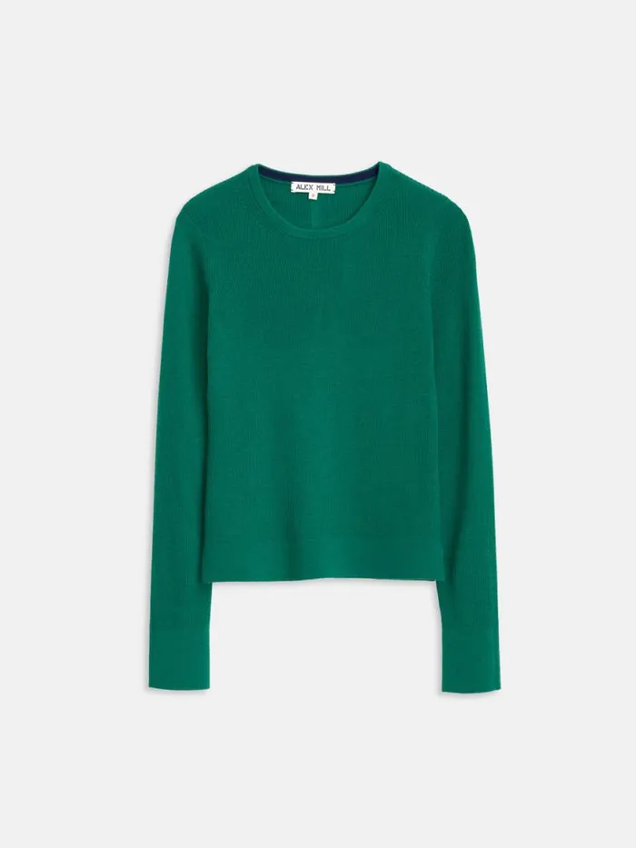 Alex Mill Ava Sweater Tee Emerald Women Sweaters