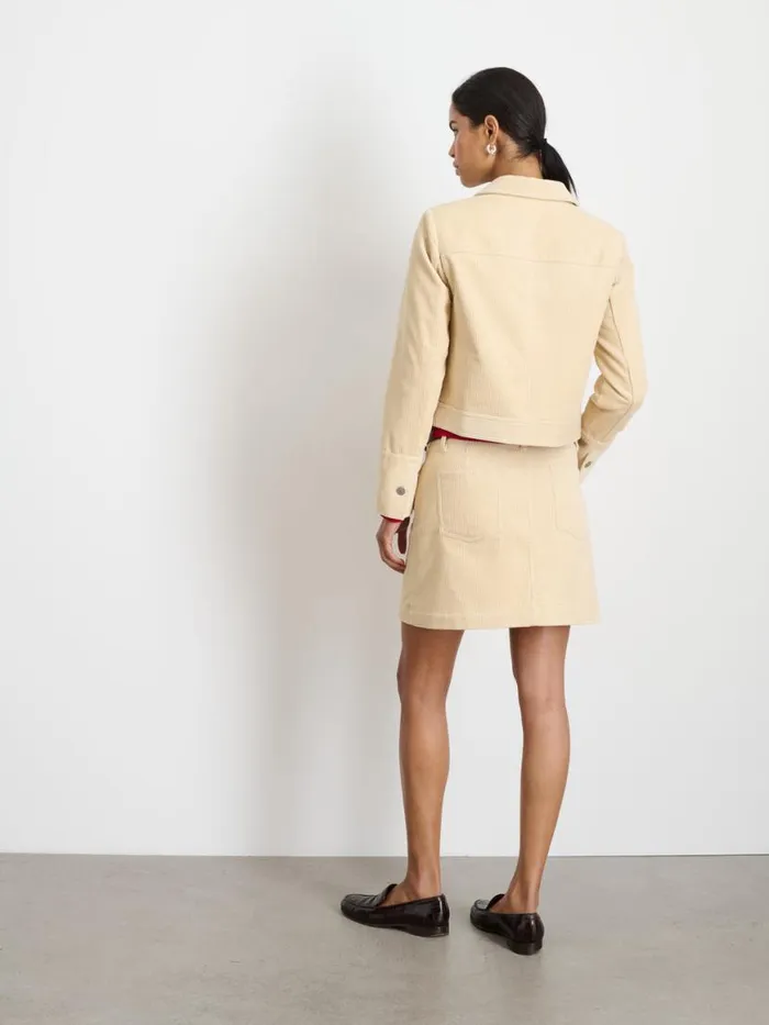 Alex Mill Camden Jacket In Corduroy Light Bone Women Jackets Outerwear
