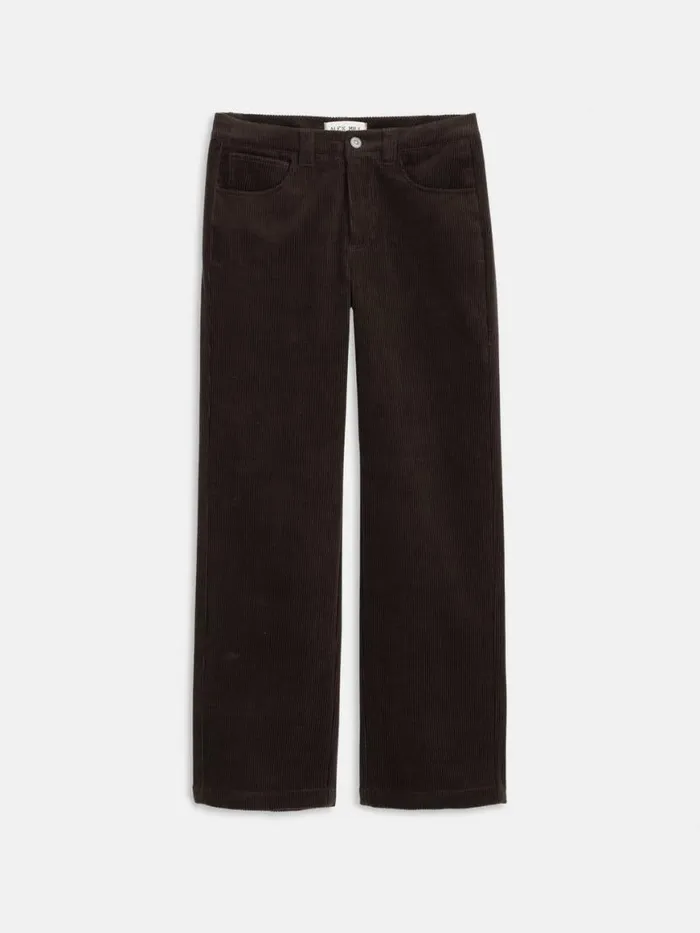 Alex Mill Camden Pant In Corduroy Chocolate Women Pants