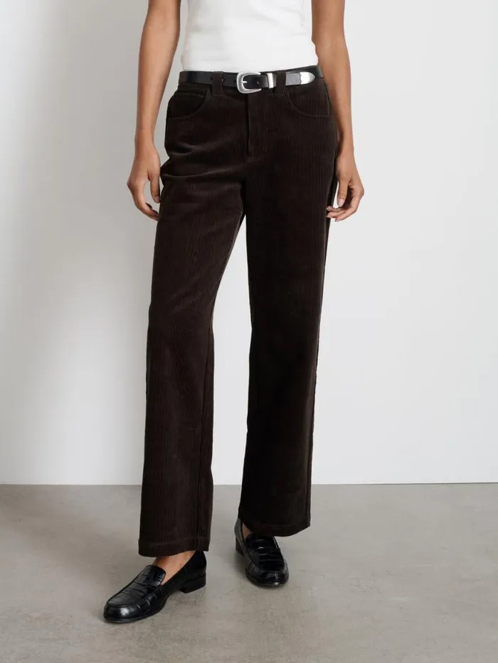 Alex Mill Camden Pant In Corduroy Chocolate Women Pants