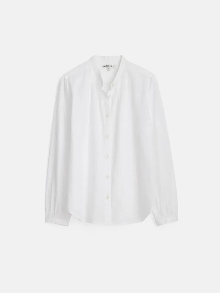 Alex Mill Cari Top White Women Shirts Tops