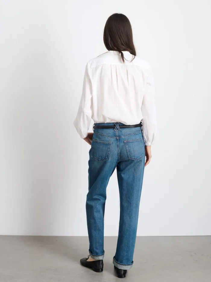 Alex Mill Cari Top White Women Shirts Tops