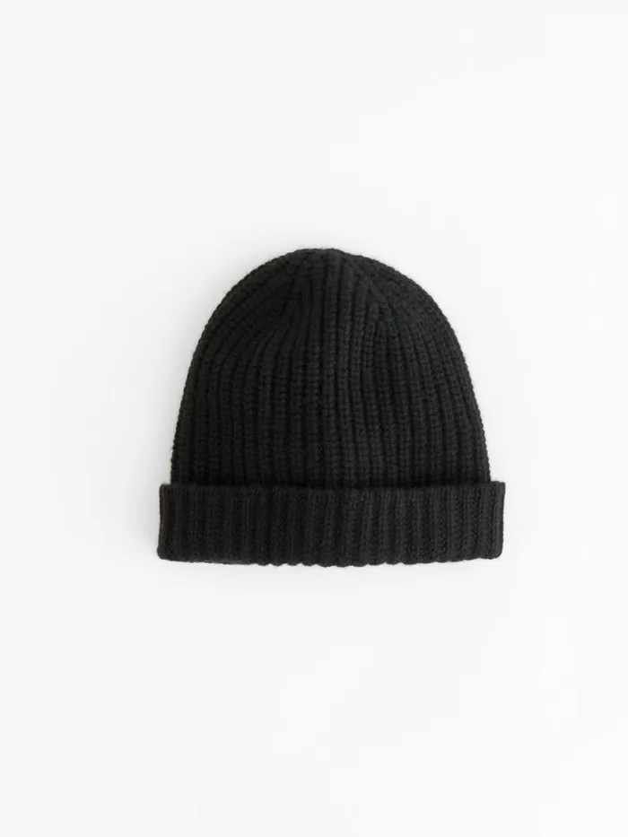 Alex Mill Cashmere Beanie Black Men Accessories