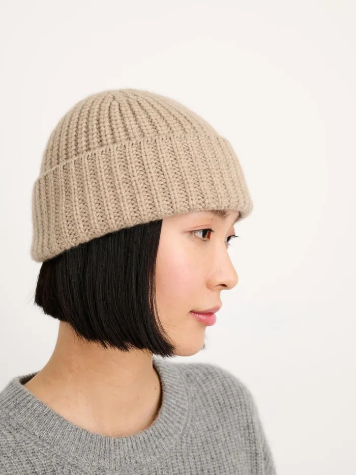 Alex Mill Cashmere Beanie Gravel Men Accessories