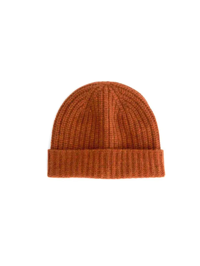 Alex Mill Cashmere Beanie Heather Amber Men Accessories