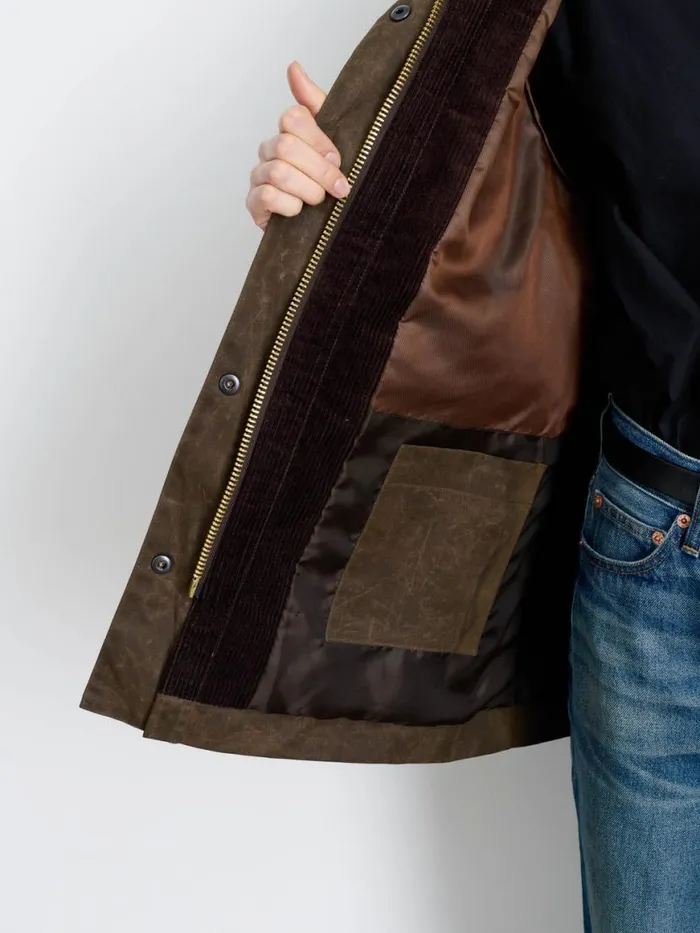 Alex Mill Chiltern Street Jacket In Waxed Cotton Brown Women Jackets Outerwear
