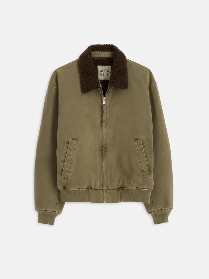Alex Mill Flight Jacket In Canvas Men Jackets Coats