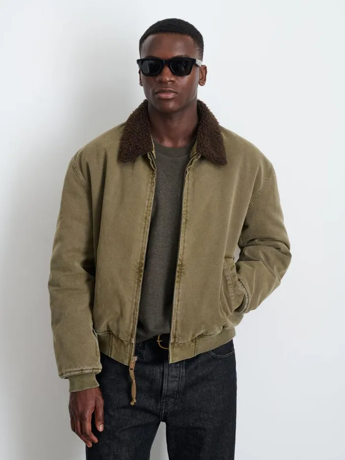 Alex Mill Flight Jacket In Canvas Men Jackets Coats
