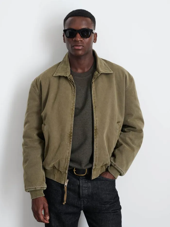 Alex Mill Flight Jacket In Canvas Men Jackets Coats