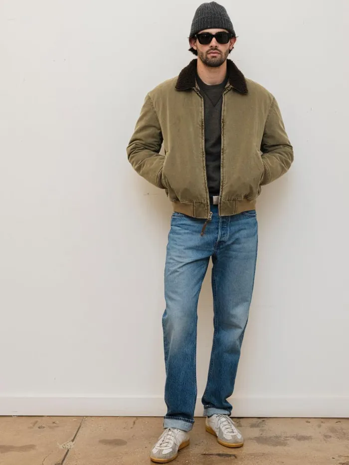 Alex Mill Flight Jacket In Canvas Men Jackets Coats
