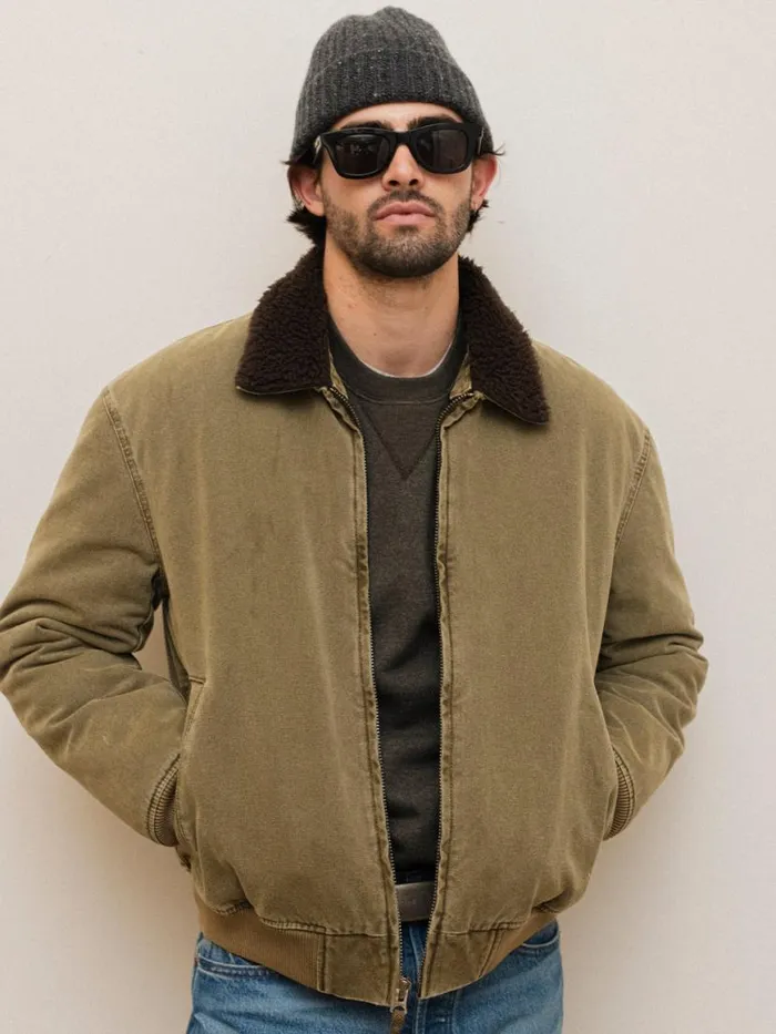 Alex Mill Flight Jacket In Canvas Men Jackets Coats