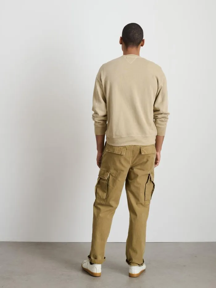 Alex Mill Garment Dyed Cargo Pant In Canvas Khaki Men Pants