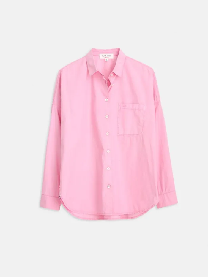 Alex Mill Jo Shirt In Cotton Poplin Sakura Women Shirts Tops