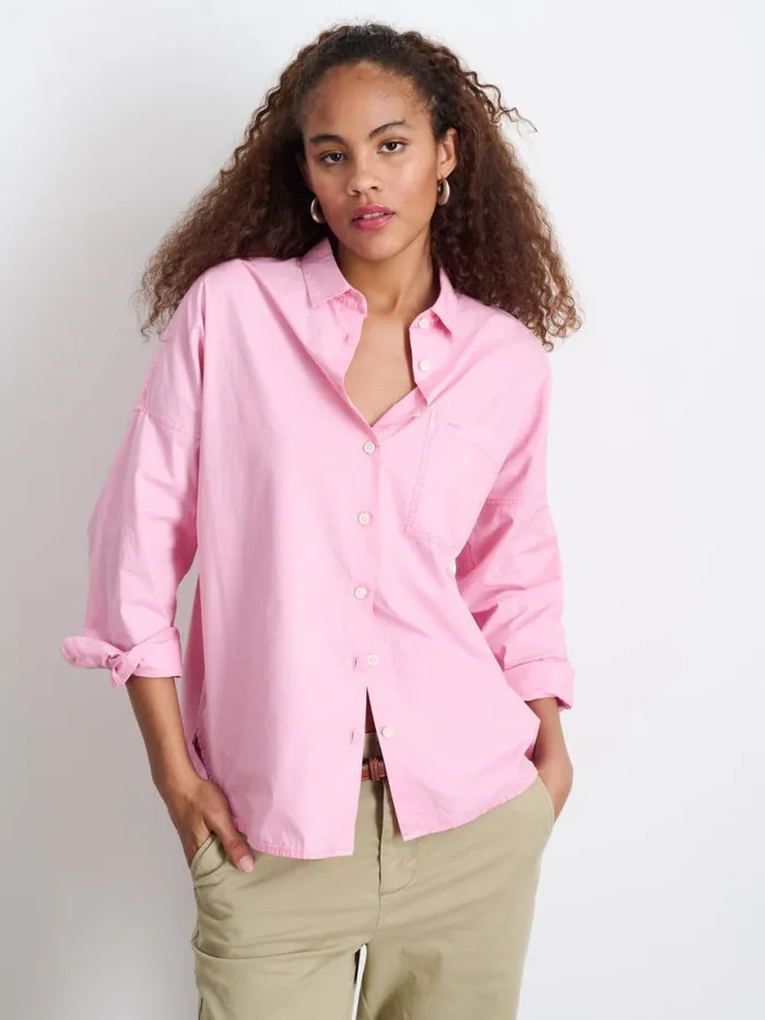 Alex Mill Jo Shirt In Cotton Poplin Sakura Women Shirts Tops