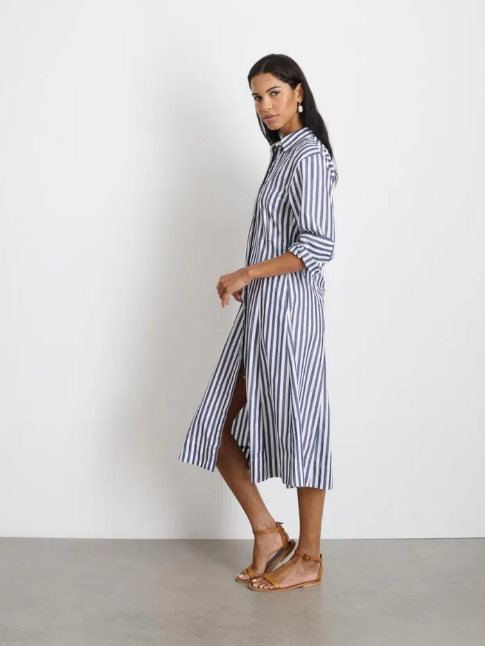 Alex Mill Jules Dress In Wide Stripe Women Dresses Skirts