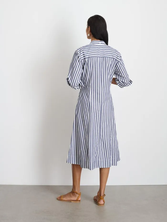Alex Mill Jules Dress In Wide Stripe Women Dresses Skirts