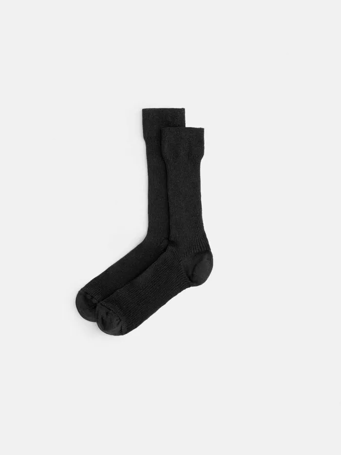 Alex Mill Maria La Rosa Lurex Socks Black Women Accessories
