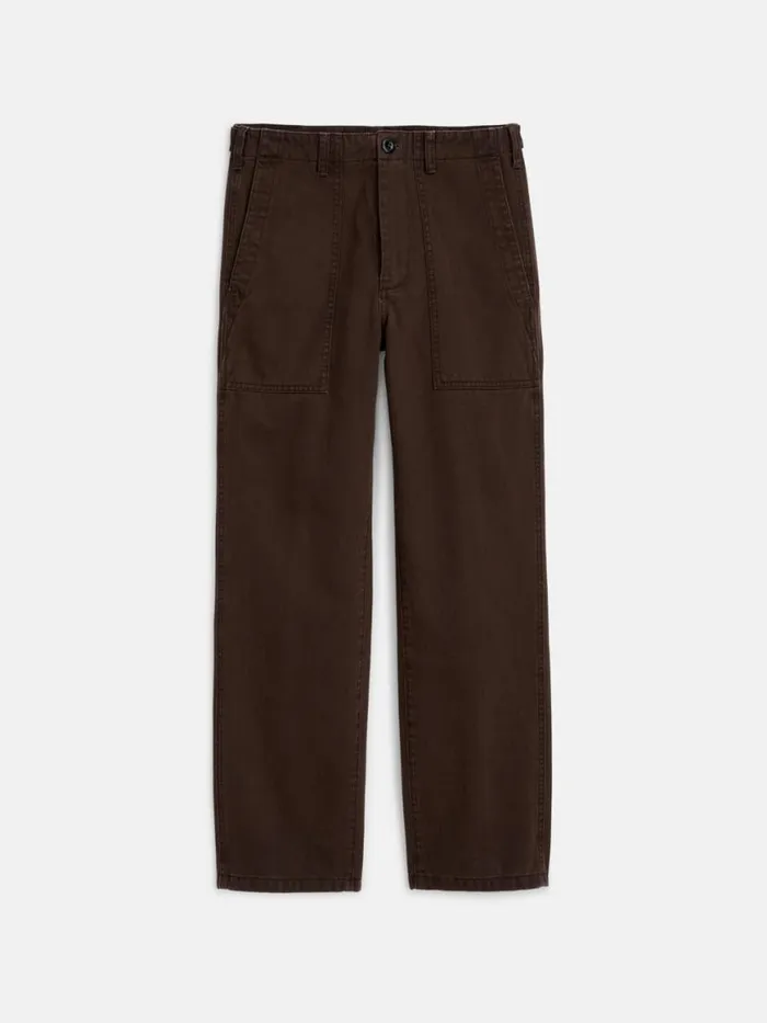 Alex Mill Neil Pant In Herringbone Espresso Women Pants