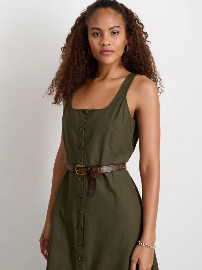 Alex Mill Piper Dress Military Olive Women Dresses Skirts Alex Mill Piper Dress Military Olive Women Dresses Skirts