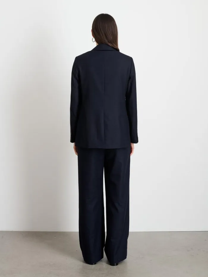 Alex Mill Soho Blazer In Wool Dark Navy Women Set Dressing
