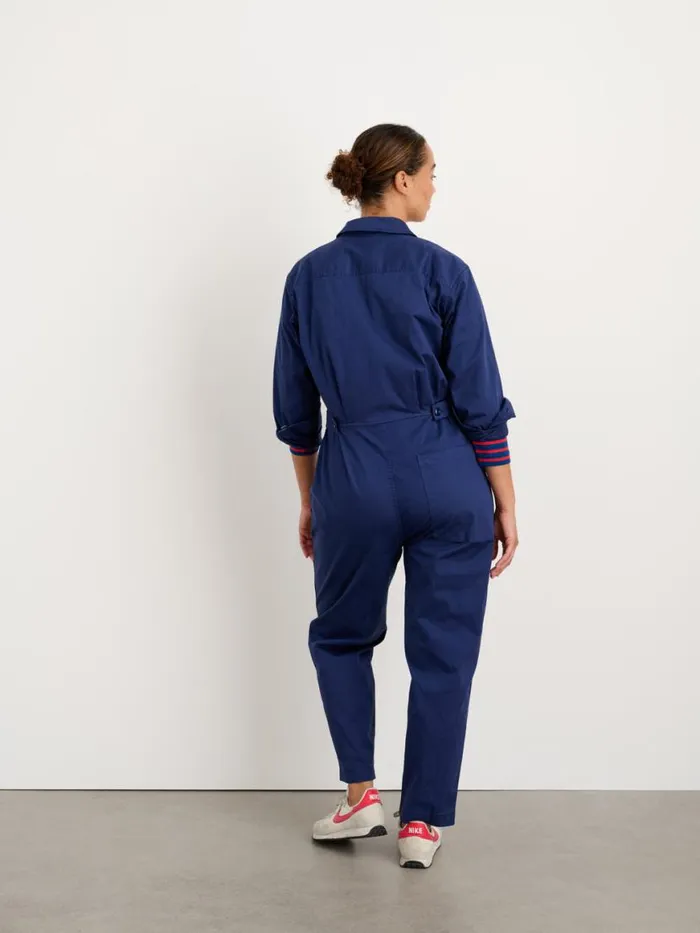 Alex Mill Standard Jumpsuit In Cotton Twill Dark Navy Women Jumpsuits