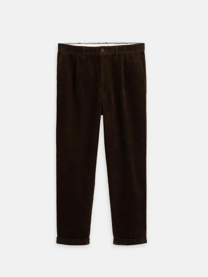 Alex Mill Standard Pleated Pant In Corduroy Long Inseam Chocolate Men Suiting Blazers Alex Mill Standard Pleated Pant In Corduroy Long Inseam Chocolate Men Suiting Blazers