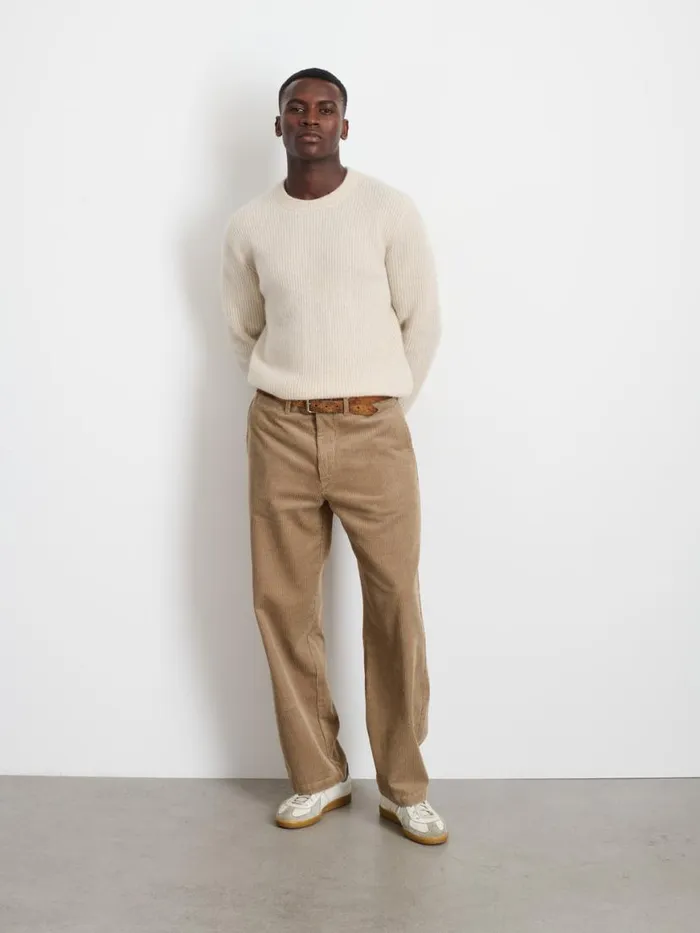 Alex Mill Straight Leg Pant In Corduroy Long Inseam Khaki Men Suiting Blazers