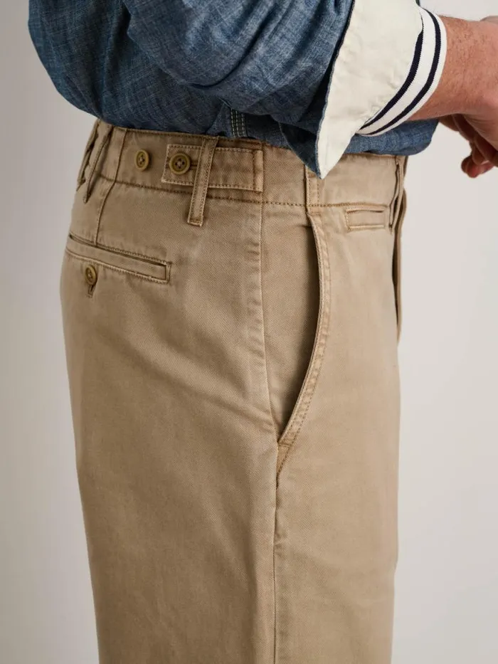 Alex Mill Straight Leg Pant In Vintage Washed Chino Faded Khaki Men Suiting Blazers