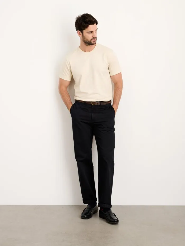 Alex Mill Straight Leg Pant In Vintage Washed Chino Washed Black Men Suiting Blazers