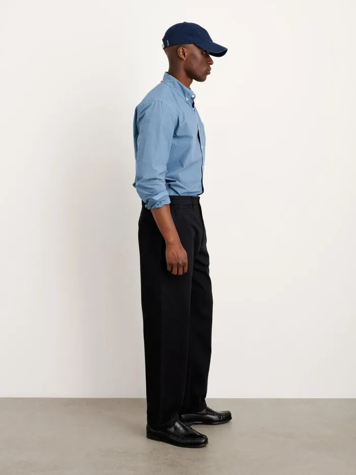Alex Mill Straight Leg Pant In Vintage Washed Chino Washed Black Men Suiting Blazers