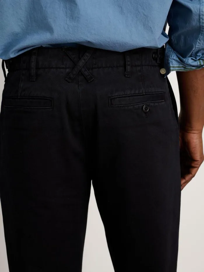 Alex Mill Straight Leg Pant In Vintage Washed Chino Washed Black Men Suiting Blazers
