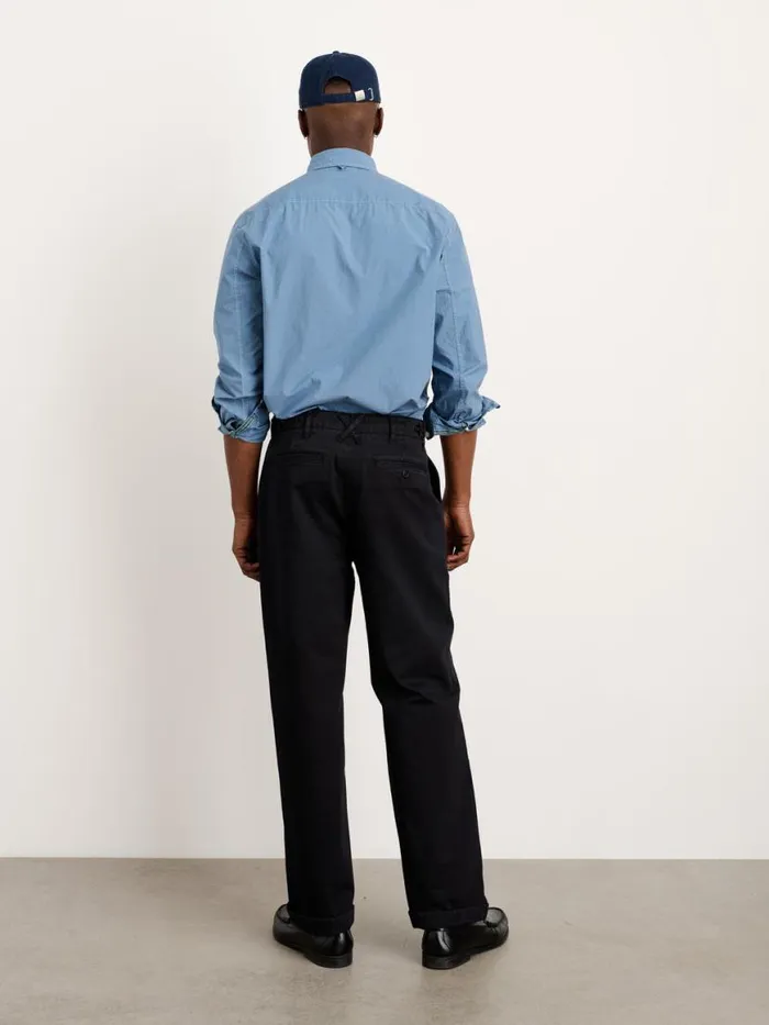 Alex Mill Straight Leg Pant In Vintage Washed Chino Washed Black Men Suiting Blazers