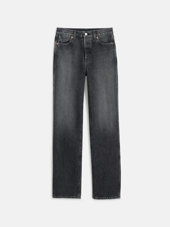 Alex Mill The Carla High Rise Straight Zurich Black Wash Women Pants