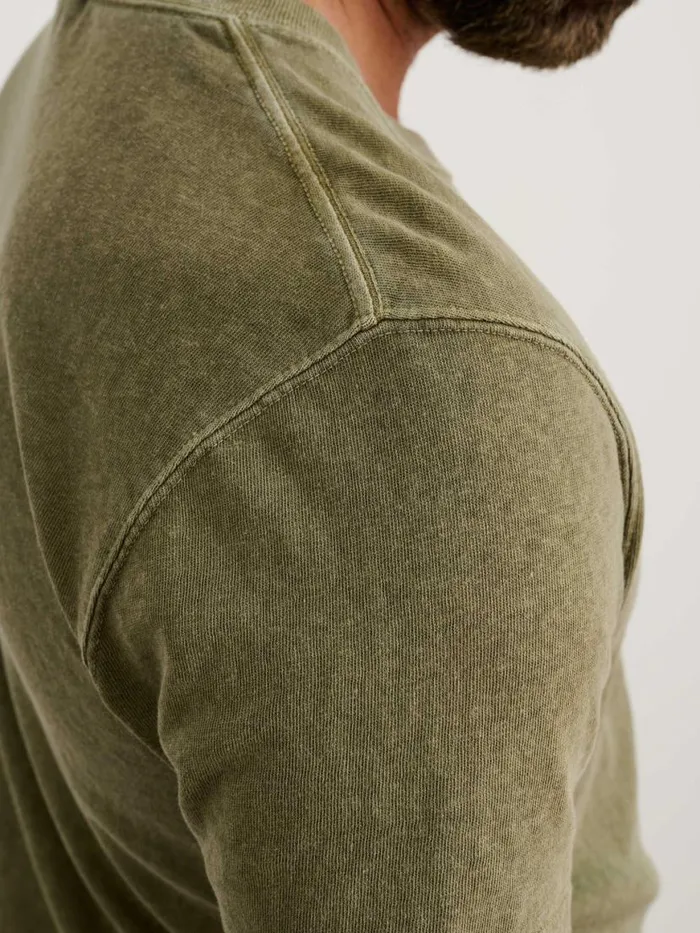 Alex Mill Vintage Wash Pocket Tee Bay Leaf Men Tees Polos
