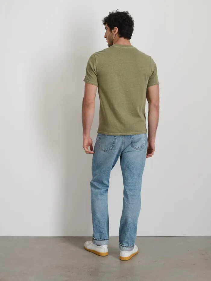 Alex Mill Vintage Wash Pocket Tee Bay Leaf Men Tees Polos