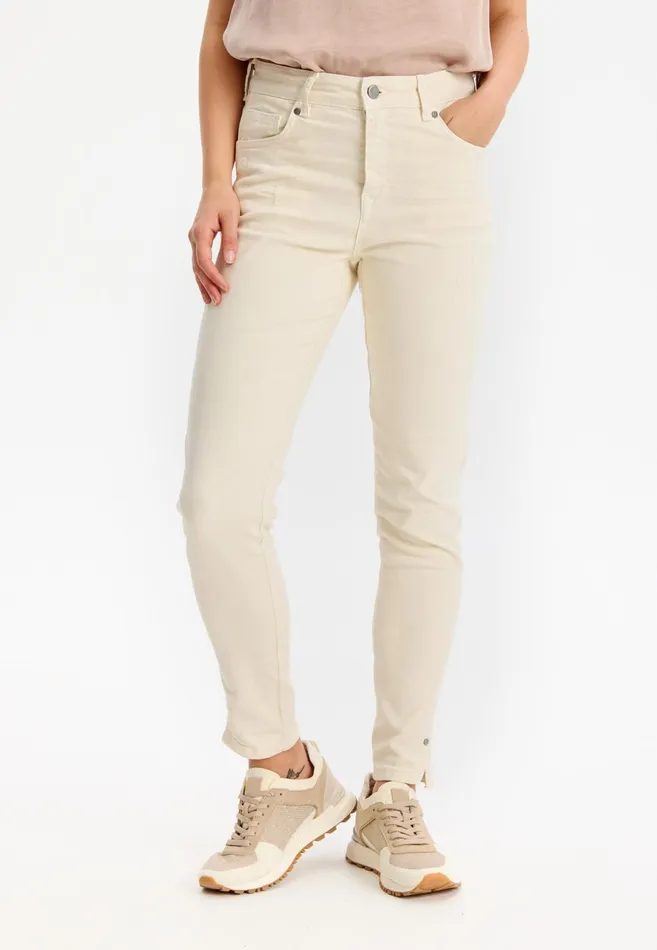 ALVILDA JEANS 15495 003 Eggshell 003 Women IN FRONT PANTS