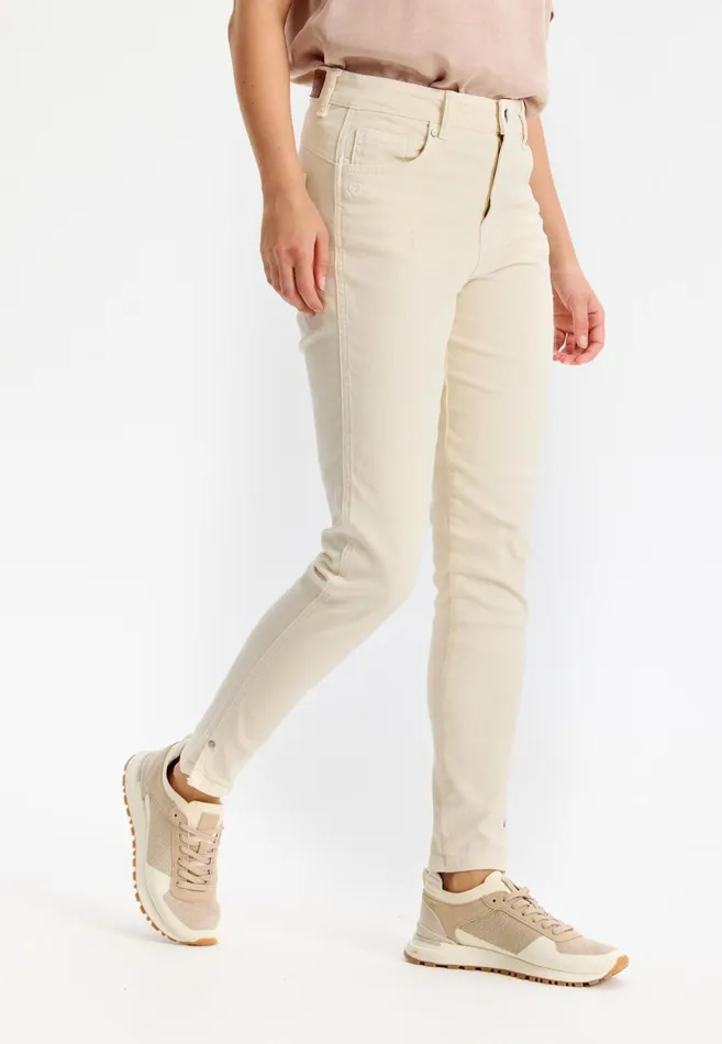ALVILDA JEANS 15495 003 Eggshell 003 Women IN FRONT PANTS