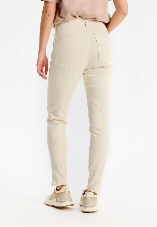ALVILDA JEANS 15495 003 Eggshell 003 Women IN FRONT PANTS