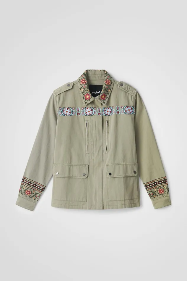 Amore Motif Parka Women Desigual Jackets