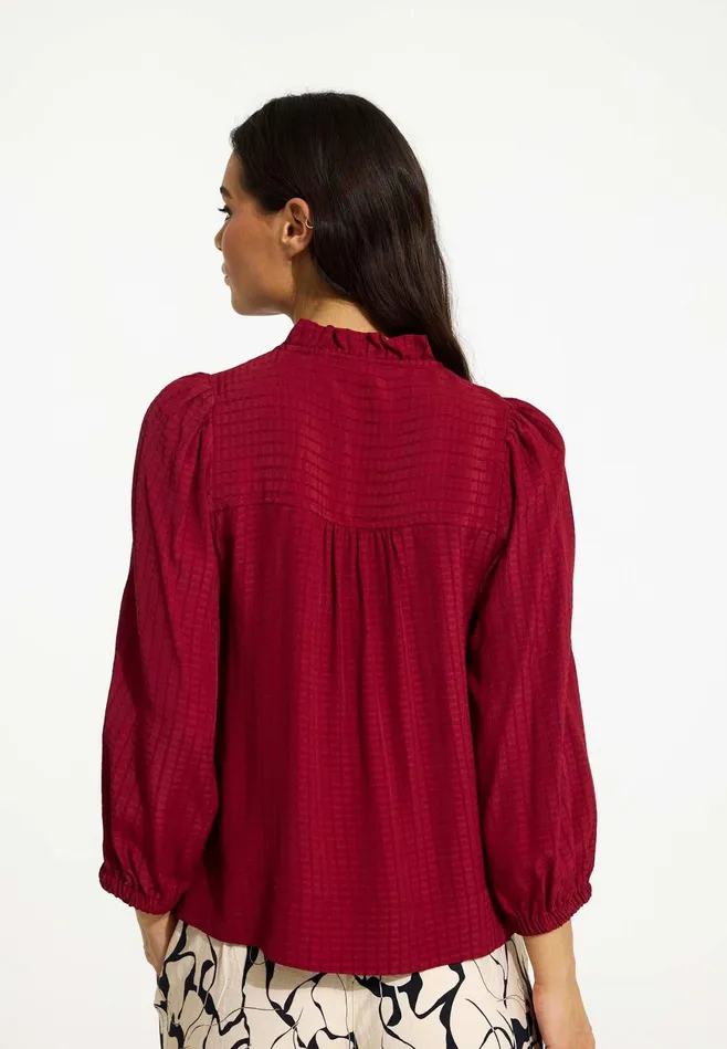 ANDREA BLOUSE 16551 370 Burgrund 370 Women IN FRONT BLOUSES SHIRTS ANDREA BLOUSE 16551 370 Burgrund 370 Women IN FRONT BLOUSES SHIRTS