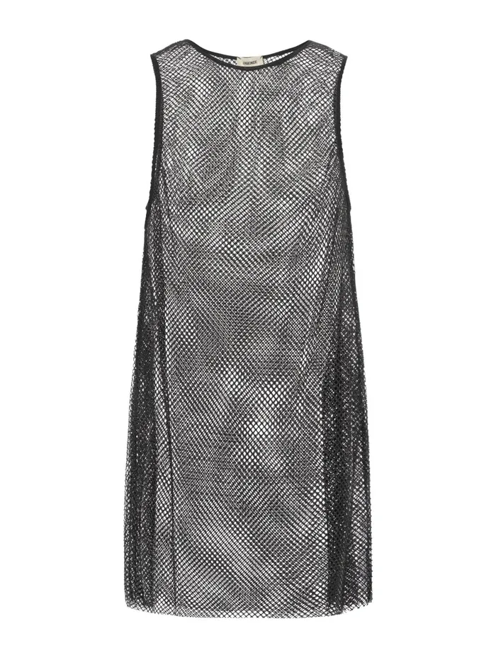 Angela Mesh CoverUp Dress Black Women L039Agence Swimwear Angela Mesh CoverUp Dress Black Women L039Agence Swimwear