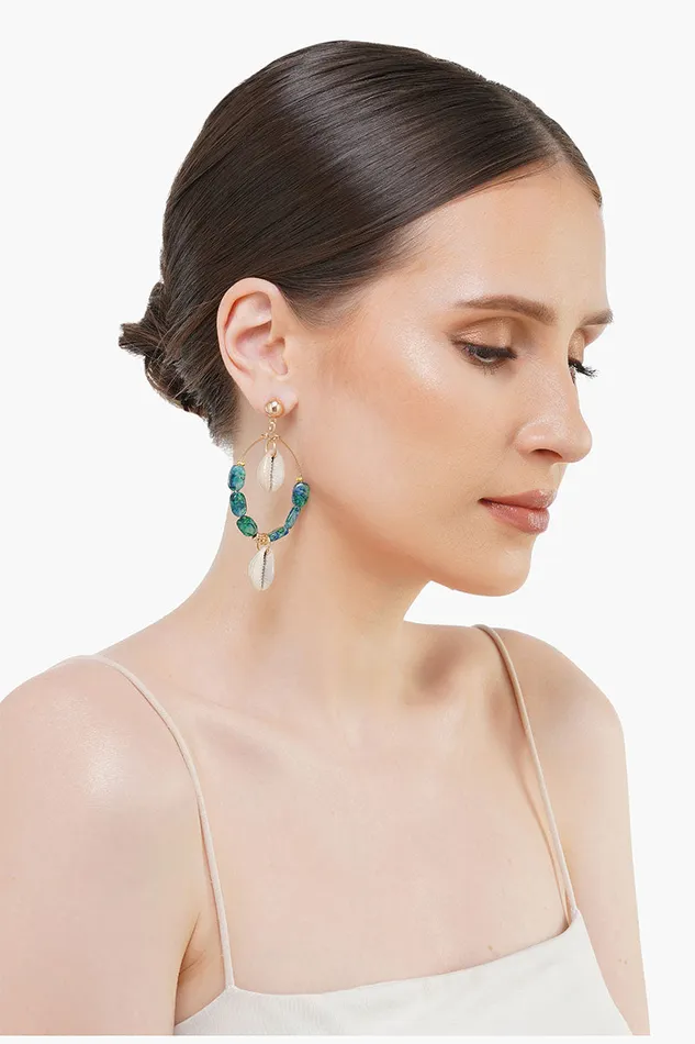 Aqua Shore Charms Earrings Aqua Shore Charms Earrings