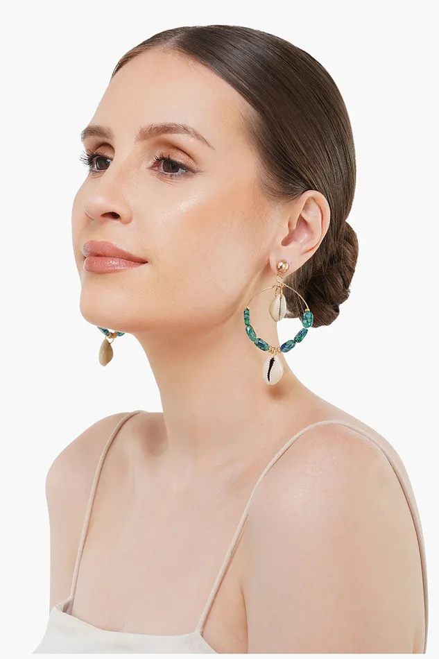 Aqua Shore Charms Earrings Aqua Shore Charms Earrings