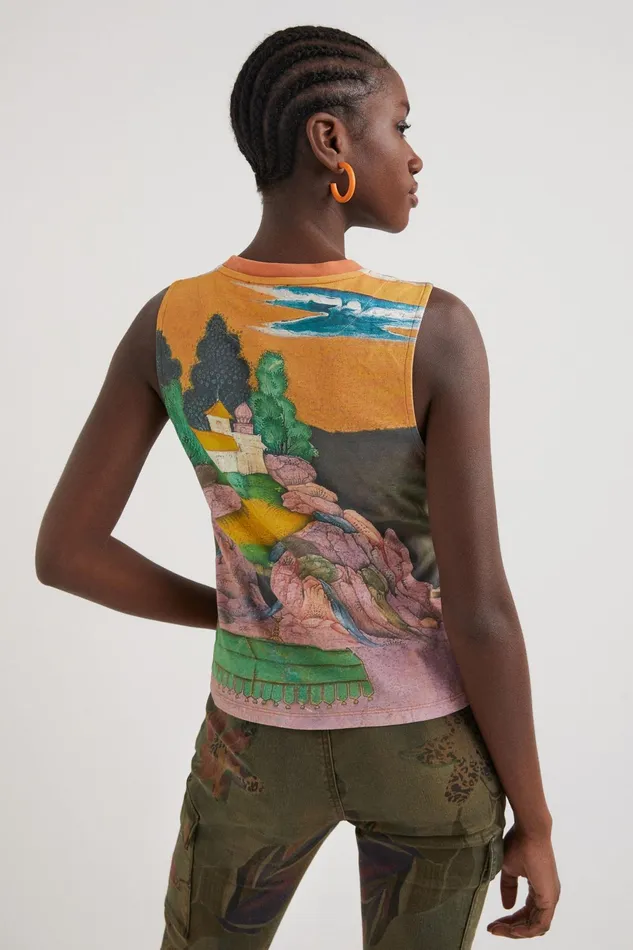 Arty Knit Tshirt Women Desigual Tshirts